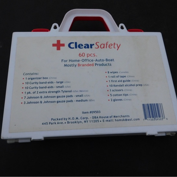 First Aid Kit Vintage Handle Box - Picture 3 of 6